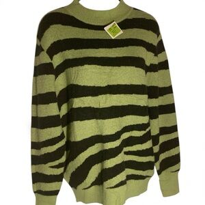 Allimay Zebra Mockneck Sweater (item#10004)